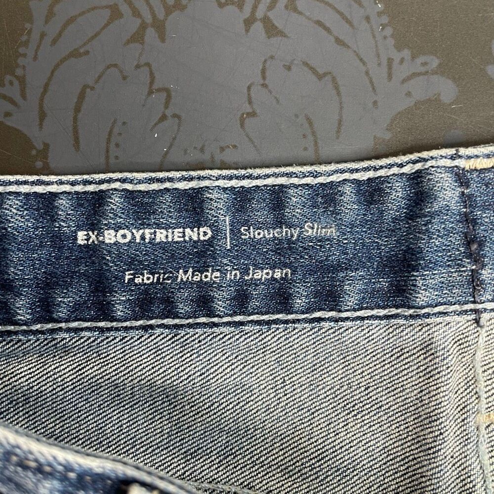 AG Adriano Goldschmied Ex-Boyfriend Slouchy Slim Crop Jeans Size 31 - Picture 7 of 12